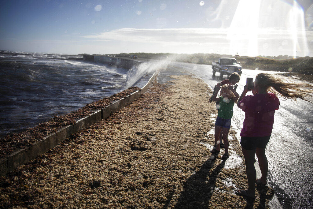 APTOPIX Tropical Weather Rhode Island